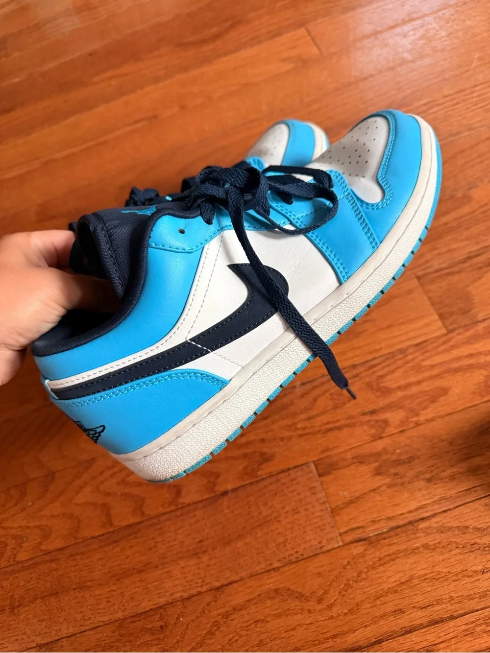 Blue Nike Air Jordan’s Men’s Shoes, size 8.5